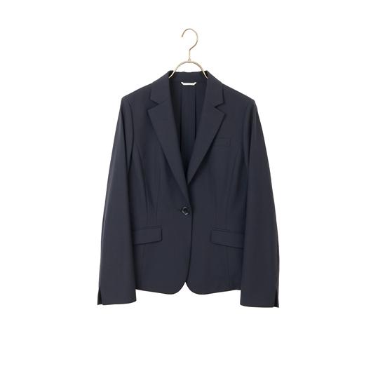 AOYAMA 【洋服の青山】盛夏用 ネイビー系 1ボタンテーラードジャケット