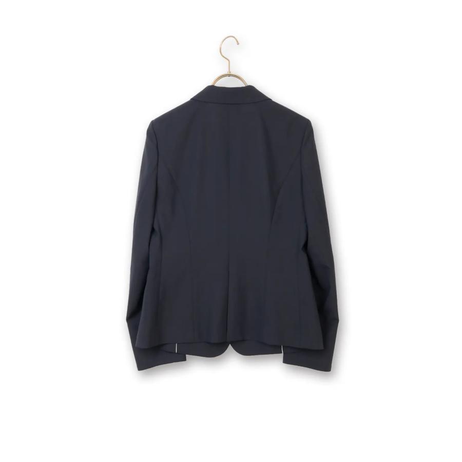 AOYAMA 【洋服の青山】盛夏用 ネイビー系 1ボタンテーラードジャケット 
