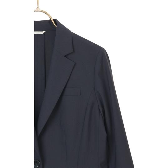 AOYAMA 【洋服の青山】盛夏用 ネイビー系 1ボタンテーラードジャケット
