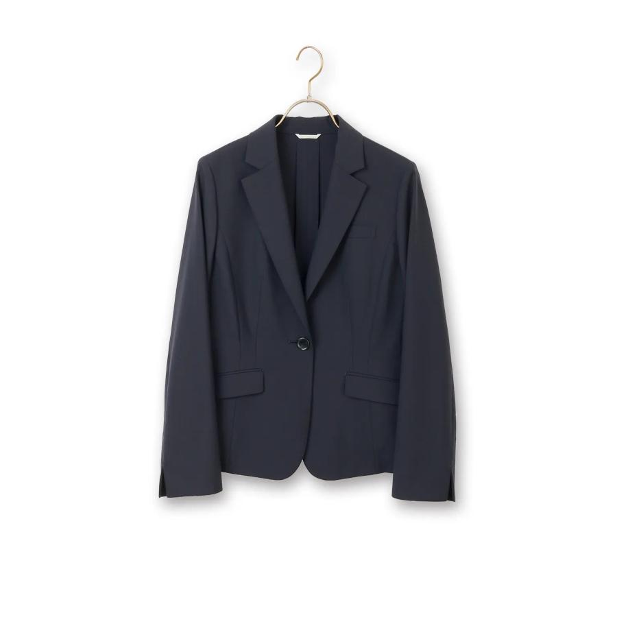 AOYAMA 【洋服の青山】盛夏用 ネイビー系 1ボタンテーラードジャケット 