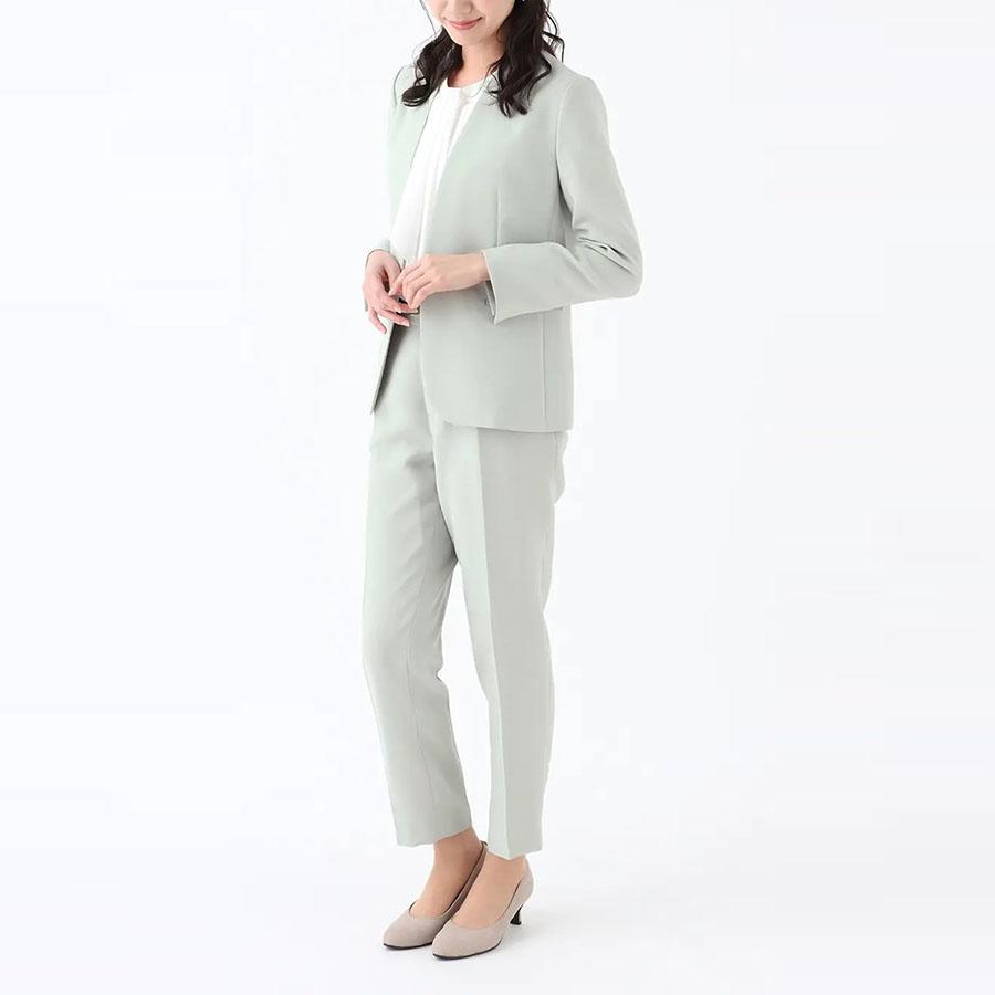 AOYAMA 【洋服の青山】5〜15号 春夏秋冬 フロントホックVカラー