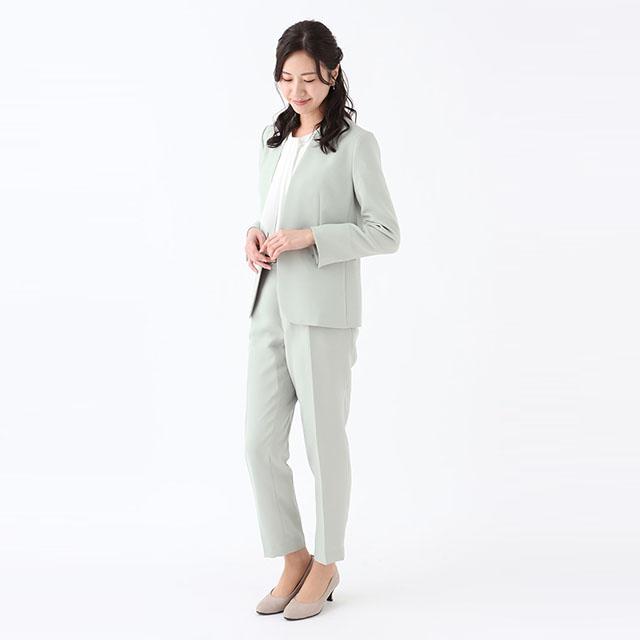 AOYAMA 【洋服の青山】5〜15号 春夏秋冬 フロントホックVカラー