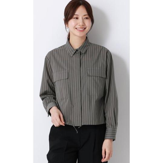 AOYAMA 【洋服の青山】涼しい 透け感 シャツジャケット レディース 夏