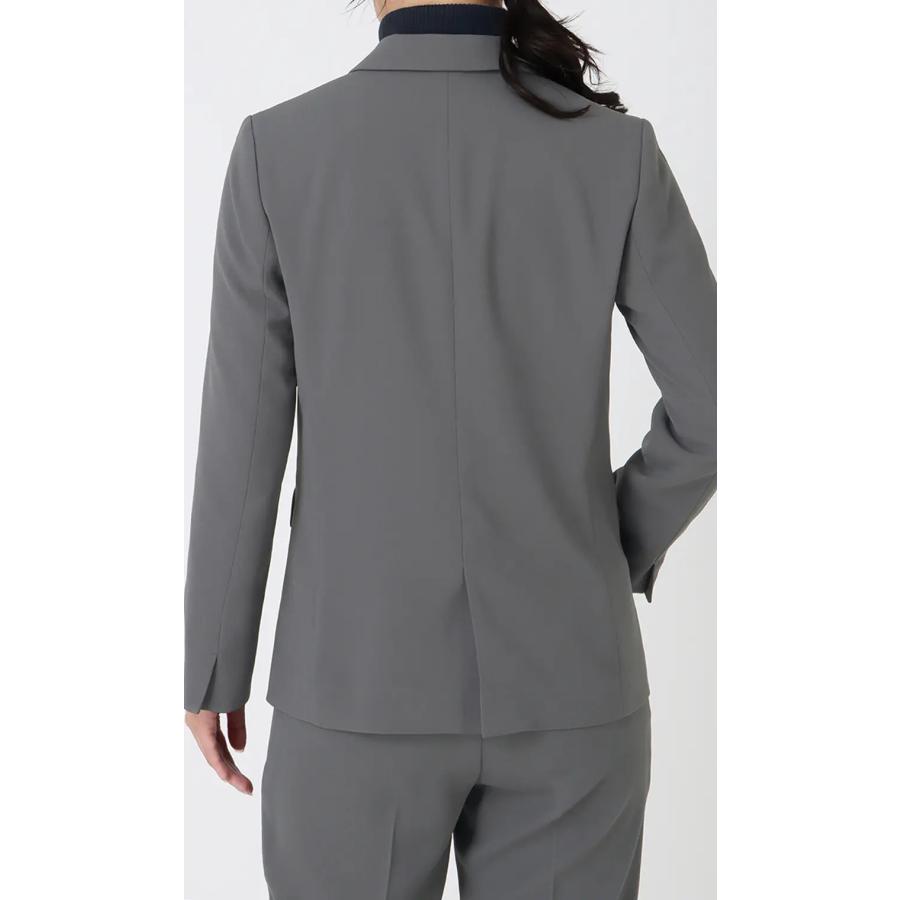 Amaia グレー　ジャケット AOYAMA 【洋服の青山】レディース ジャケット グレー 灰 長袖 無地