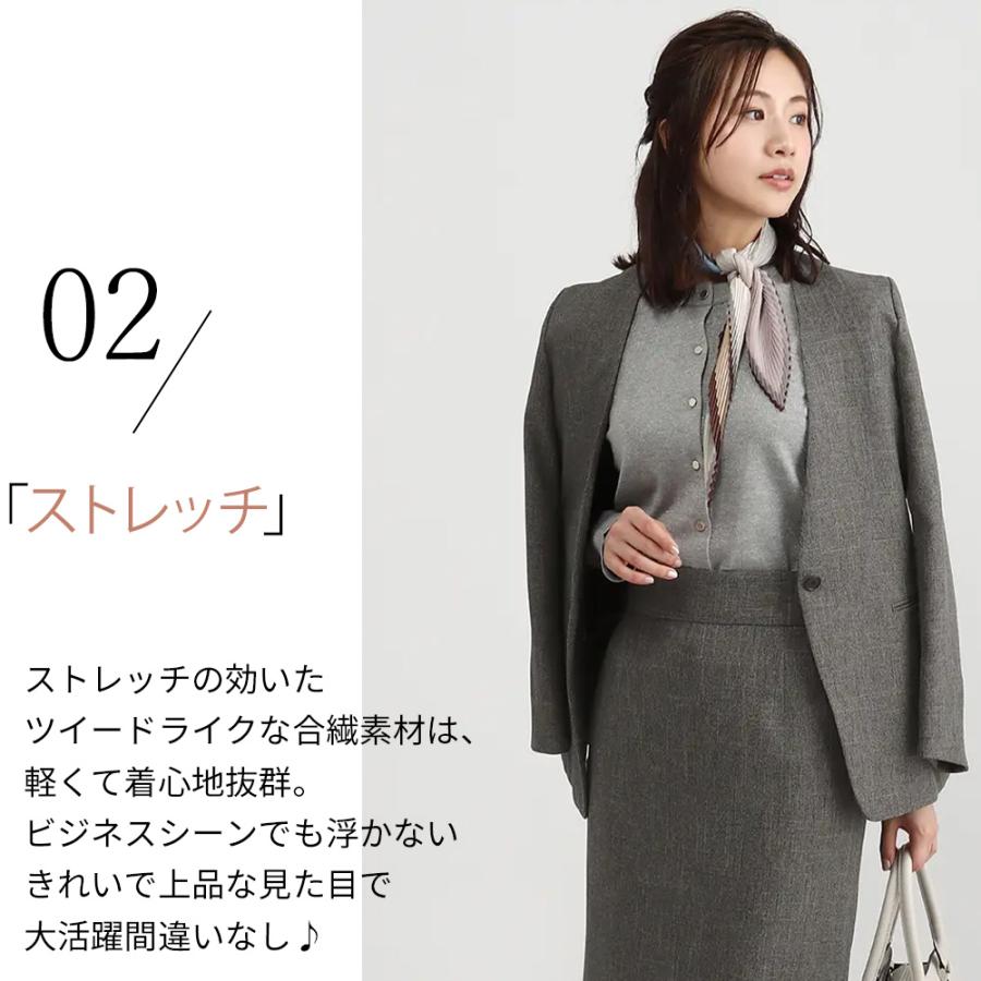 AOYAMA 【洋服の青山】ジャケット レディース オールシーズン グレー
