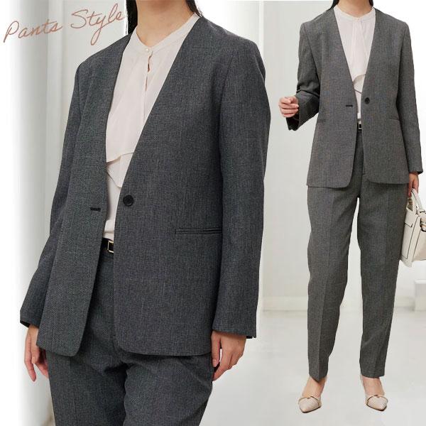 AOYAMA 【洋服の青山】ジャケット レディース オールシーズン グレー