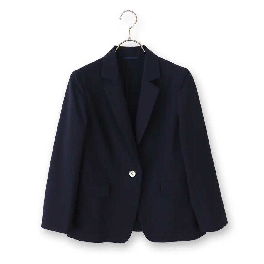 AOYAMA 【洋服の青山】接触冷感 ジャケット 夏 レディース ネイビー 紺