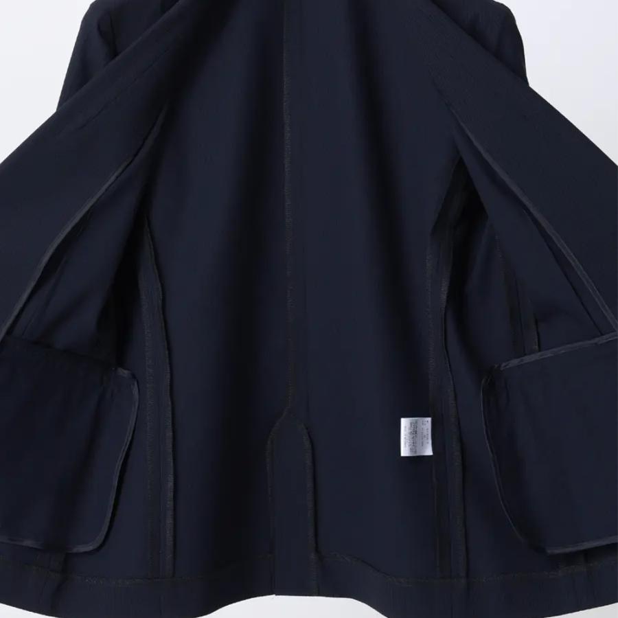 AOYAMA 【洋服の青山】接触冷感 ジャケット 夏 レディース ネイビー 紺