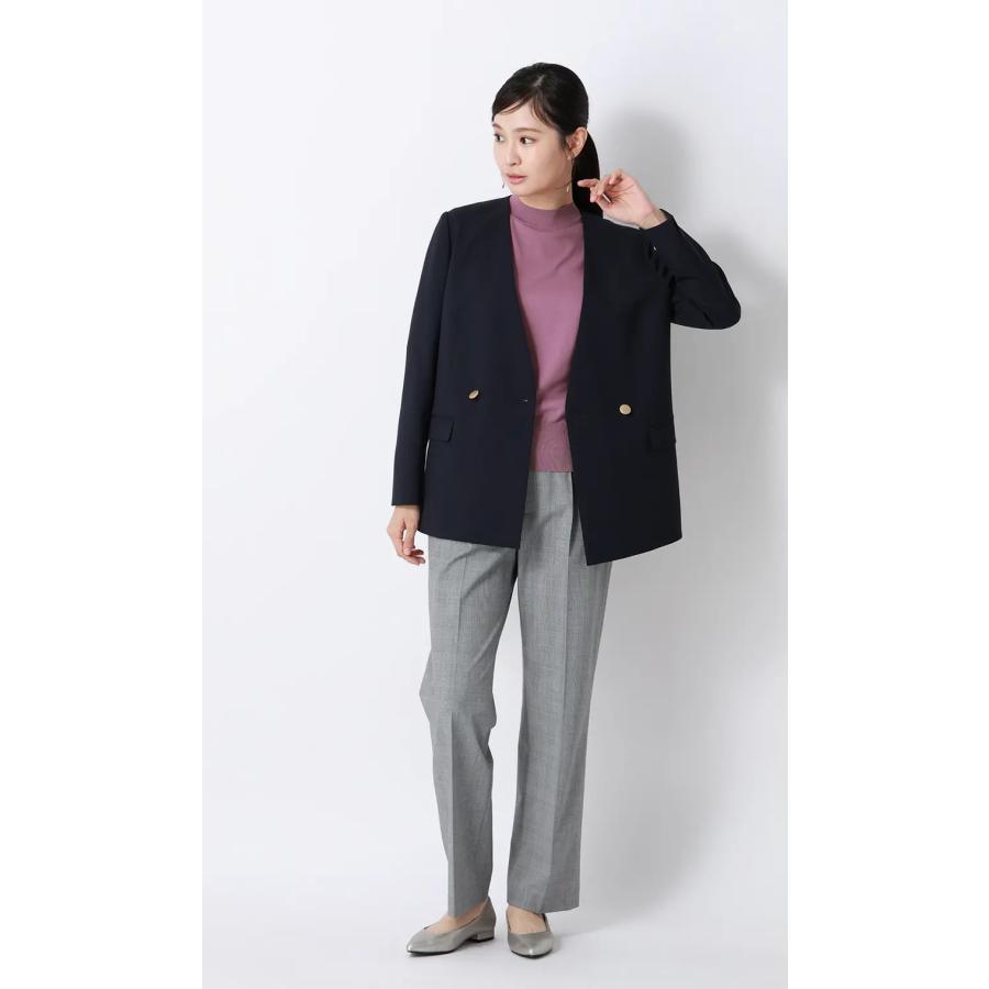 AOYAMA 【洋服の青山】ダブルジャケット レディース 春夏秋冬 ネイビー