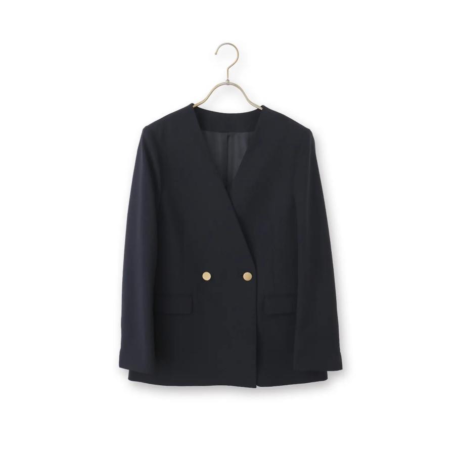 AOYAMA 【洋服の青山】ダブルジャケット レディース 春夏秋冬 ネイビー