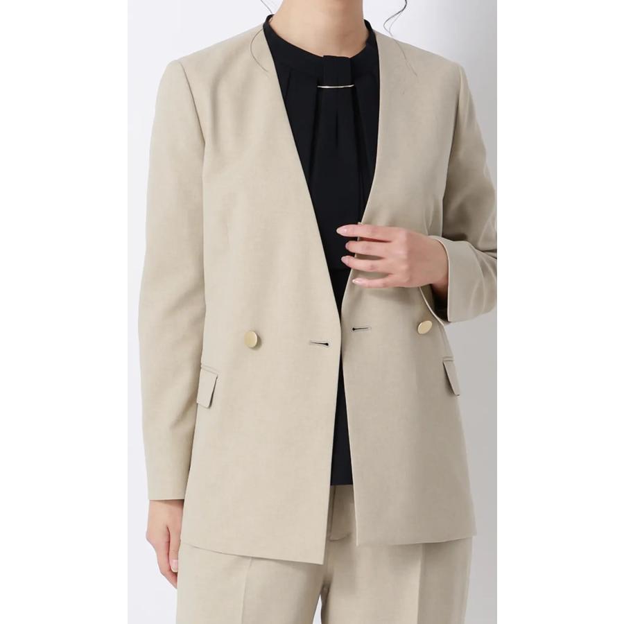 AOYAMA 【洋服の青山】ダブルジャケット レディース 春夏秋冬 ベージュ