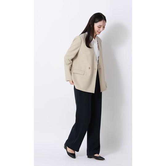 AOYAMA 【洋服の青山】オールシーズン ベージュ系 Vカラー2ボタン