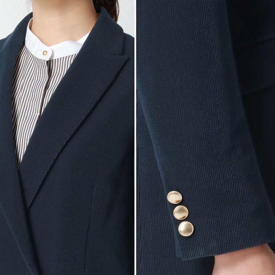 AOYAMA 【洋服の青山】紺ブレザー レディース 秋冬 ジャケット ダブル