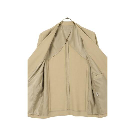 AOYAMA 【洋服の青山】春夏 ベージュ系 4ボタンダブルジャケット