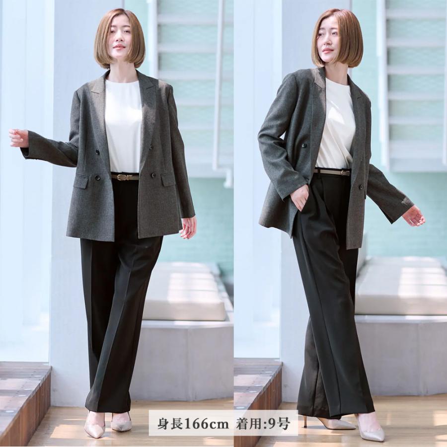 AOYAMA 【洋服の青山】オールシーズン グレー系 4ボタンダブル