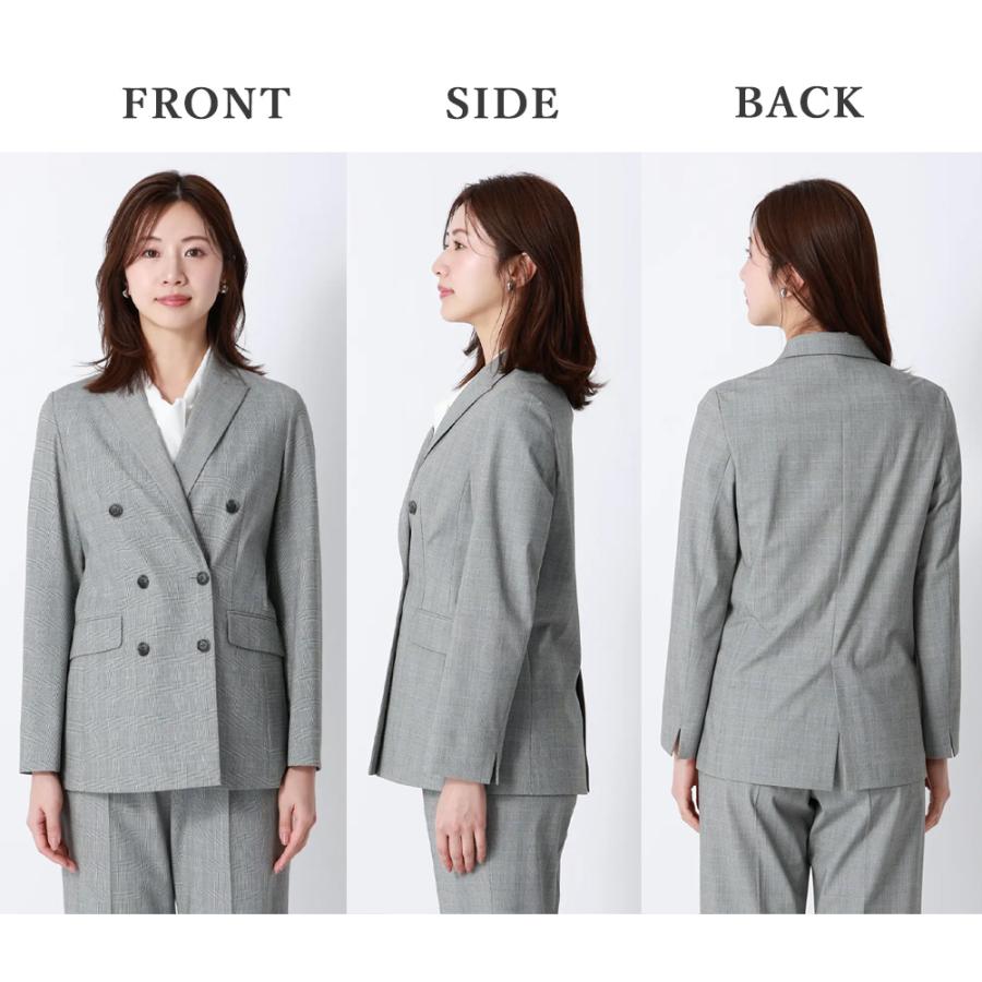 AOYAMA 【洋服の青山】冷たい 超接触冷感 ダブルジャケット レデイ―ス