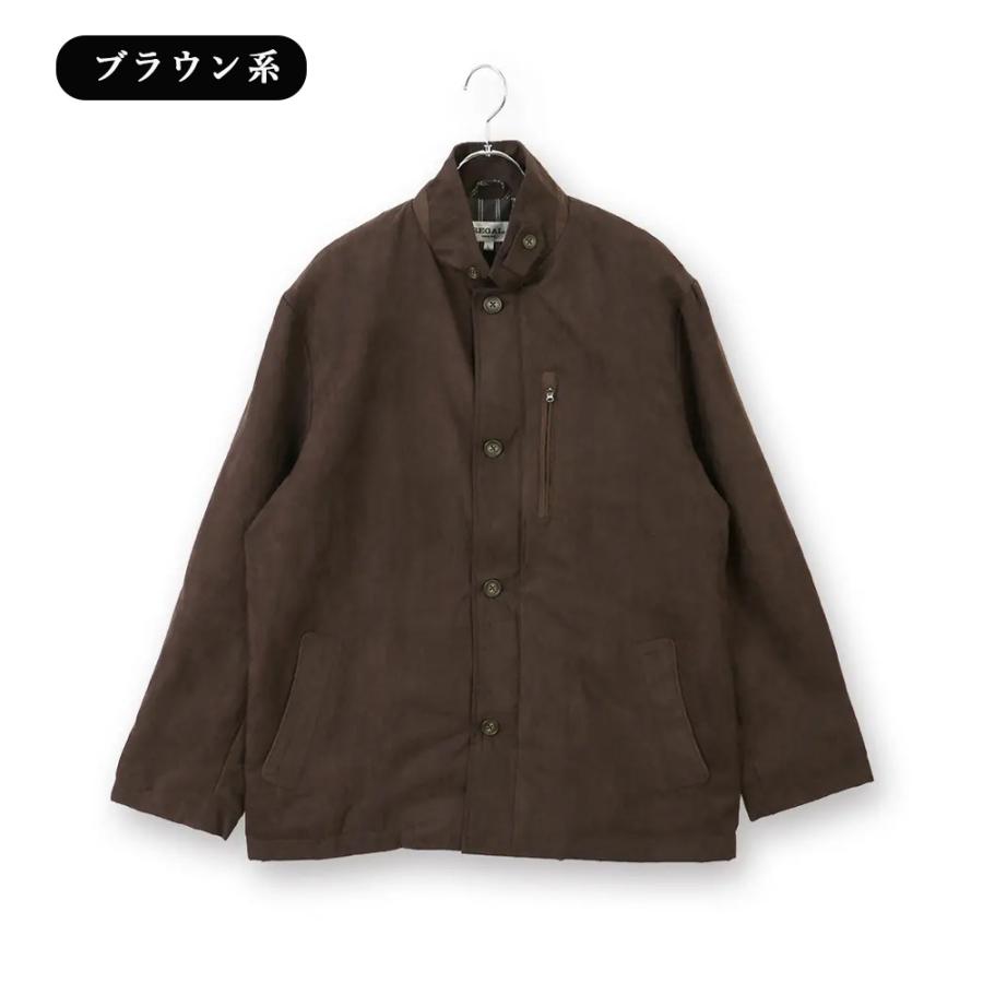 AOYAMA 【洋服の青山】秋冬 ブラウン系 ポリスエードジャケット