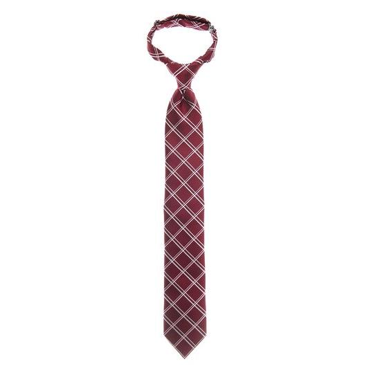 AOYAMA 【洋服の青山】ネクタイ メンズ ワンタッチ エンジ系 レッド系