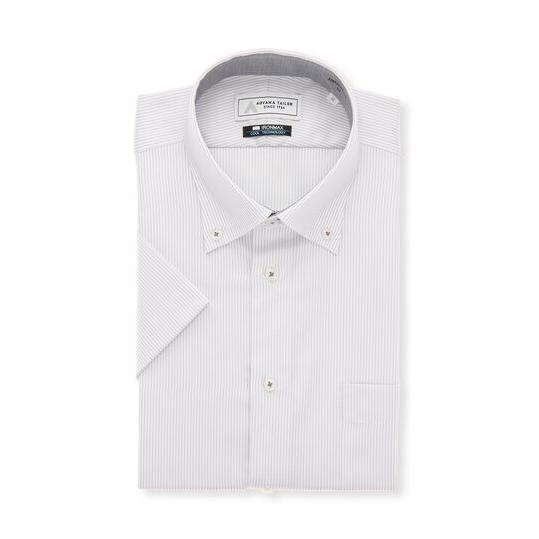 AOYAMA 【洋服の青山】綿100％ アイロン不要 ワイシャツ 半袖 メンズ