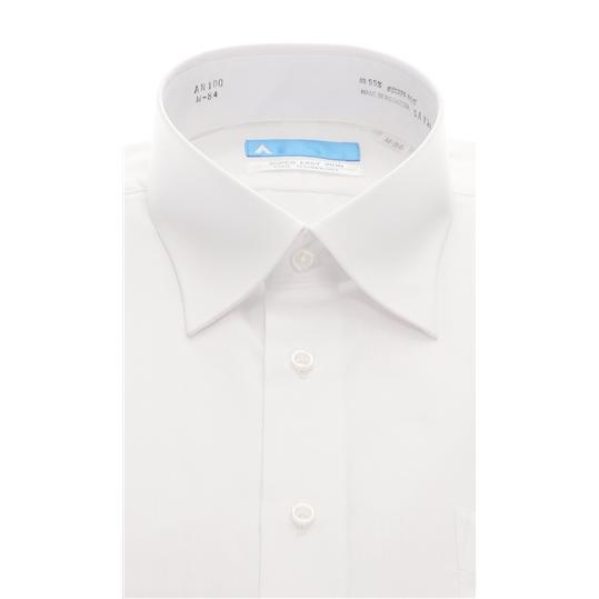 AOYAMA 【洋服の青山】夏用 ホワイト 長袖 レギュラーカラー