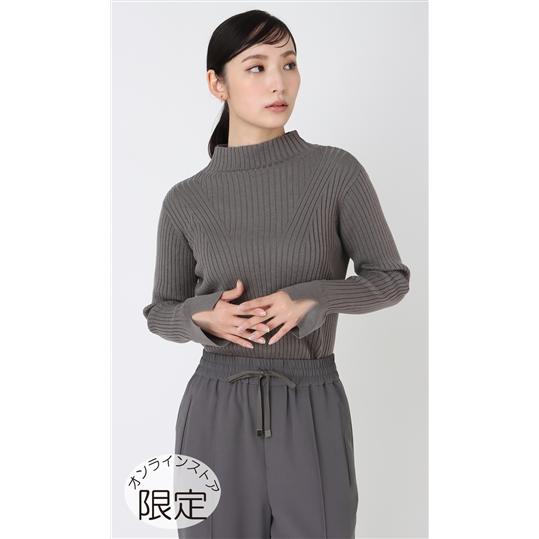 新品未使用　アダワス　ウルトラファインウールハイネック　ニット AOYAMA 【洋服の青山】あったかい 洗える ハイネックニットプル