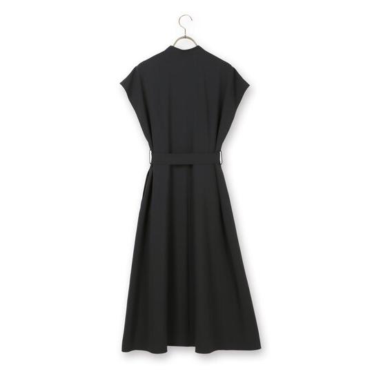 AOYAMA 【洋服の青山】Vネックワンピース インナーキャミドレス付