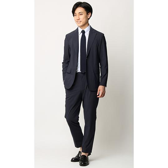 洋服の青山】メンズ ビジネス オールシーズン用 ネイビー系 ゼロ