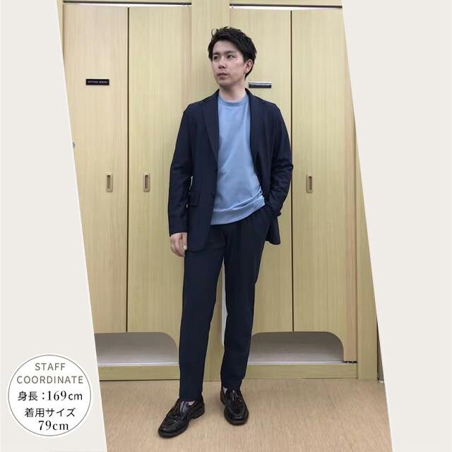 AOYAMA 【洋服の青山】セットアップ可 スラックス メンズ 裾上げ済み