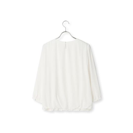 AOYAMA 【洋服の青山】レディース ブラウス 白無地 オールシーズン用