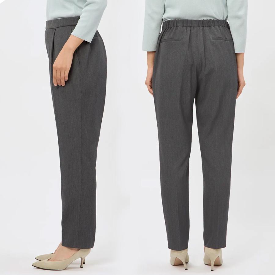 AOYAMA 【洋服の青山】あったか 裏起毛 テーパードパンツ レディース