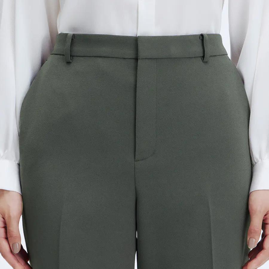 AOYAMA 【洋服の青山】裾上げ済み テーパードパンツ センタープレス