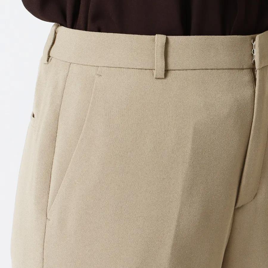 AOYAMA 【洋服の青山】裾上げ済み テーパードパンツ センタープレス