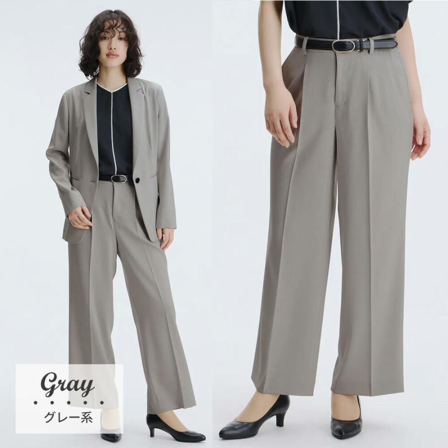 美品⭐️洋服の青山　レディーススーツ　ジャケットandスカートandパンツ　グレー ジャケット/スーツ/レディースの商品 | スーツ・オーダースーツ