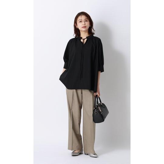 AOYAMA 【洋服の青山】裾上げ済み 涼しい ワイドパンツ レディース
