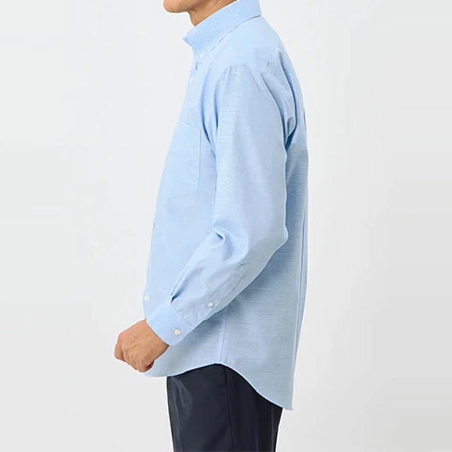 AOYAMA 【洋服の青山】カジュアルシャツ メンズ 春夏 秋冬 ブルー 青