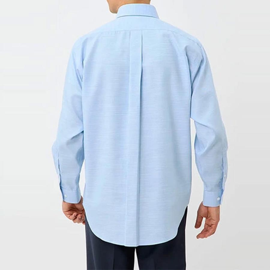 AOYAMA 【洋服の青山】カジュアルシャツ メンズ 春夏 秋冬 ブルー 青