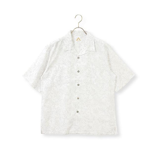 AOYAMA 【洋服の青山】カジュアルシャツ 半袖 メンズ 盛夏 ホワイト 白