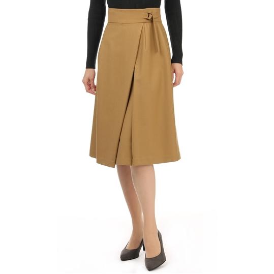 オールシーズン用 ブラウン系 セット着用可 タックフレアタイトスカート Anchor Woman Person S 洋服の青山plus 通販 Paypayモール