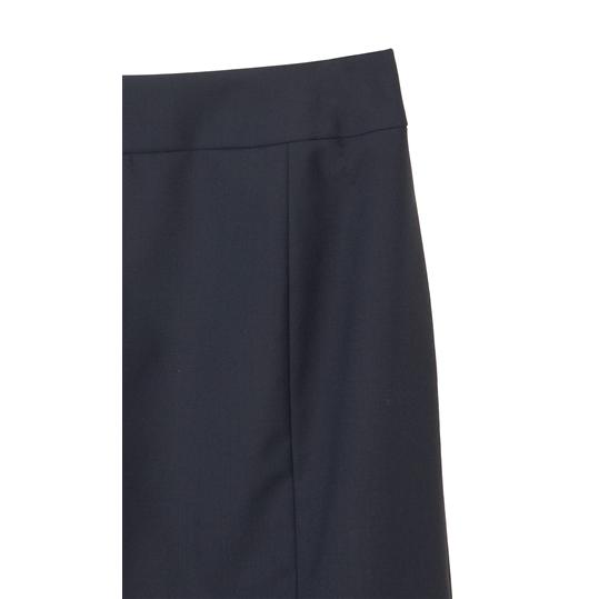 AOYAMA 【洋服の青山】夏用 ネイビー タイトスカートひざ丈【SEA WOOL