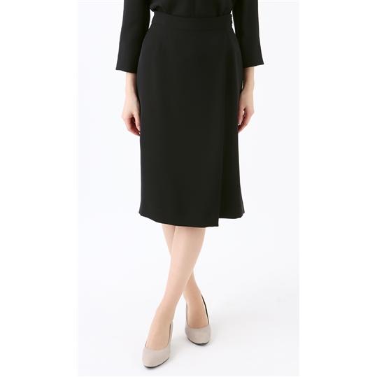 AOYAMA 【洋服の青山】オールシーズン ネイビー系 ラップ風タイト