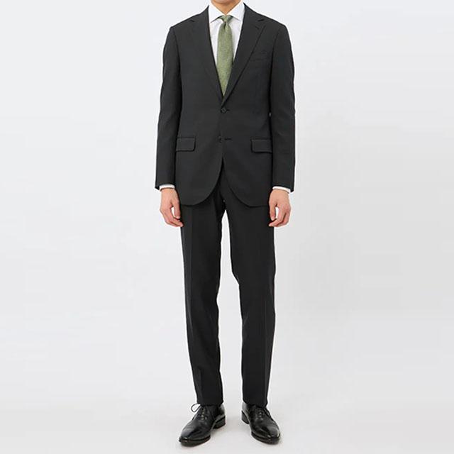AOYAMA 【洋服の青山】スーツ メンズ スリム オールシーズン ブラック