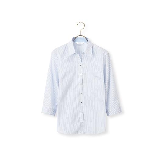 AOYAMA 【洋服の青山】汗染み軽減 レディース ブラウス 七分袖