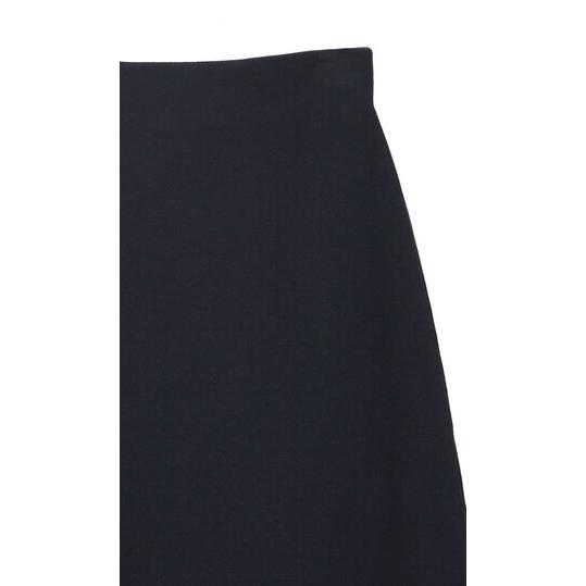 AOYAMA 【洋服の青山】秋冬 ネイビー系 Aラインニットスカート