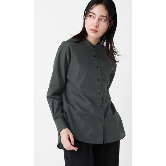 AOYAMA 【洋服の青山】オールシーズン グレー系 取り外し襟付きバンド