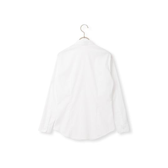 AOYAMA 【洋服の青山】レディース ホワイト 白 無地 スキッパー AOYAMA 【洋服の青山】レディース ホワイト 白 無地 スキッパー