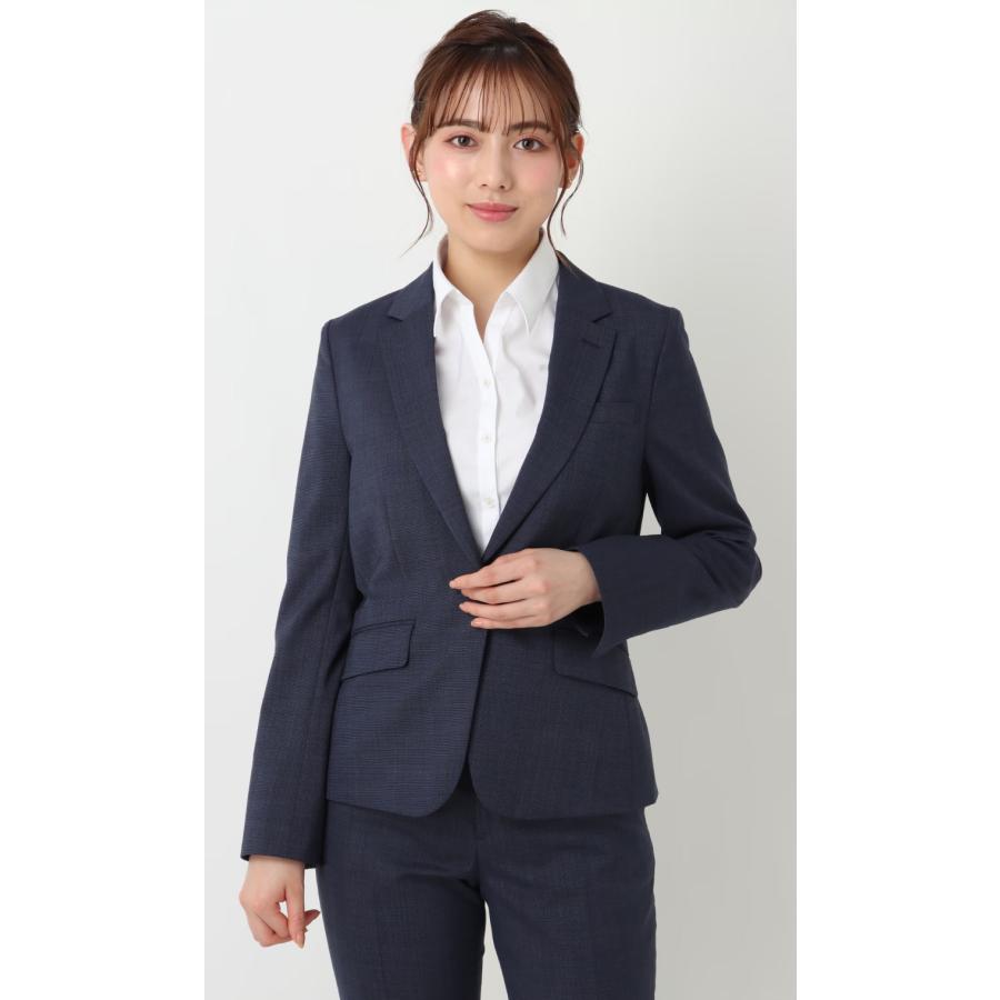 AOYAMA 【洋服の青山】レディース ホワイト 白 無地 スキッパー
