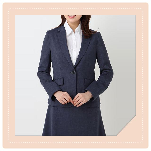 AOYAMA 【洋服の青山】レディース ホワイト 白 スキッパーカラー