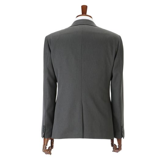 未使用 青山 大きいサイズ E5 美品 ビジネススーツ グレー ストライプ AOYAMA 【洋服の青山】プレミアム スーツ スタンダード 秋冬用 グレー