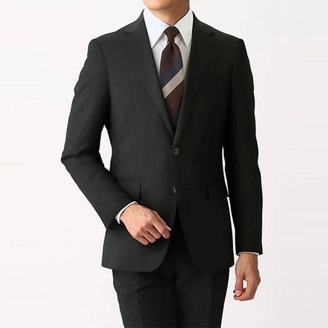 AOYAMA 【洋服の青山】スーツ メンズ 春夏用 ブラック系
