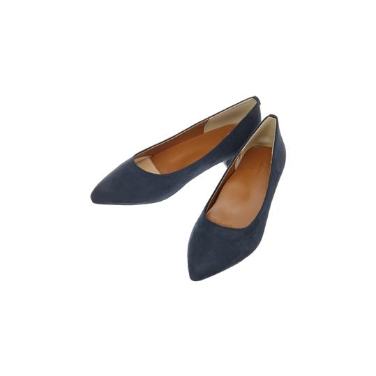 AOYAMA 【洋服の青山】ネイビー系 ポインテッドトゥパンプス【エア